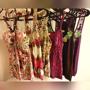 Lot of 6 summer tank tops
